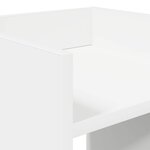 vidaXL Support de Plante Blanc 30 x 30 x 80 cm Bois d'ingénierie