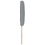 vidaXL Tête de Lit en Tissu Géométrique Gris clair 90 cm tissu