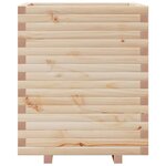 vidaXL Jardinière 60x60x72 cm bois de pin massif