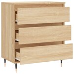 vidaXL Buffet Chêne sonoma 60x35x70 cm Bois d'ingénierie
