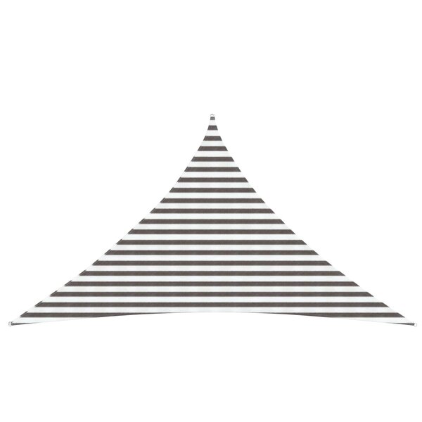 vidaXL Voile d'ombre 3 5 x 3 5 x 4 9 m HDPE Triangulaire