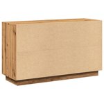 vidaXL Buffet chêne artisanal 102x35x60 cm bois d'ingénierie