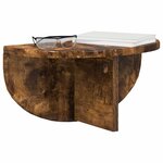 vidaXL Étagère Murale Chêne fumé 38 x 19 x 19 cm Bois d'ingénierie