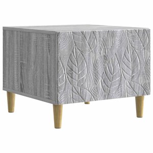vidaXL Table basse Sonoma gris 50 x 49 x 40 cm Bois d'ingénierie