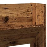 vidaXL Armoire à chaussures murale vieux bois bois d'ingénierie