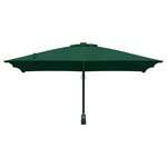 vidaXL Parasol de jardin Vert  Noir 248.5 x 247.5 x 160 cm