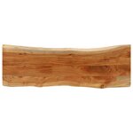 vidaXL Dessus de table 120x40x3 8 cm rectangulaire bois massif acacia
