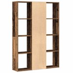 vidaXL Séparateur de pièce/bibliothèque vieux bois 100x24x140 cm
