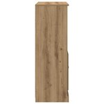 vidaXL Buffet haut chêne artisanal 60x35 5x103 5 cm bois d'ingénierie