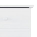 vidaXL Commode ALTA blanc 77x35x73 cm bois massif de pin