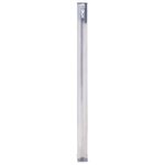 vidaXL Colonne à eau de jardin 80 cm acier inoxydable rond