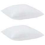 vidaXL Duvet avec oreillers Autre 3 Pièces Blanc 260 x 220 cm Microfibre