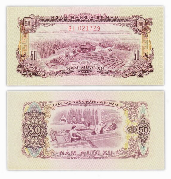 Billet de Collection 50 xu 1966 (1975) Sud Vietnam - Neuf - P39