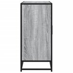 vidaXL Buffet sonoma gris 92x35x76 cm bois d'ingénierie