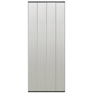 vidaXL Moustiquaire avec rideau en maille noir 100x220 cm polyester