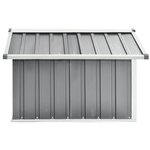 vidaXL Abri pour robot de jardin 92x97x63 cm Acier galvanisé Gris