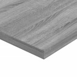 vidaXL Étagères murales 4 Pièces sonoma gris 60x50x1 5 cm bois ingénierie
