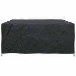vidaXL Housse pour meubles Uni Noir 300 x 250 x 70 cm 600D