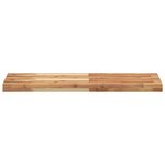vidaXL Étagère flottante 100x30x4 cm acacia massif finition à l'huile