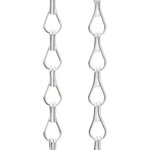 vidaXL Moustiquaire de porte à chaîne 100x200 cm aluminium