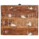 vidaXL Table d'appoint Marron 40 x 32 x 46 cm Bois Recyclé Solide