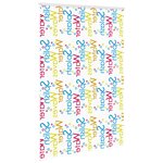 vidaXL Store enrouleur de douche avec cassette largeur du tissu 156 cm