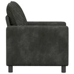 vidaXL Canapé Anthracite 76 x 81 x 87 5 cm Polyester