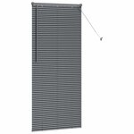vidaXL Store de Fenêtre Gris foncé 80 x 175 cm Aluminium