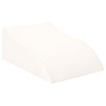 vidaXL Coussin pour jambes Blanc 68 x 41 x 24 cm