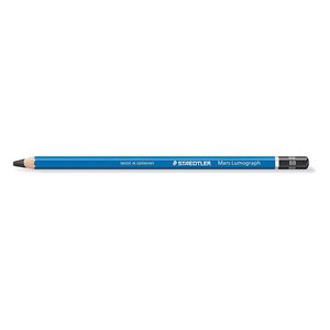 Crayon papier mars lumograph 100 mine 2 mm bleu 8b x 12 staedtler