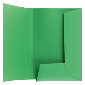 Sous-dossier kraft dossier suspendu 2 rabats esselte 23 x 31 cm - vert - carton de 100