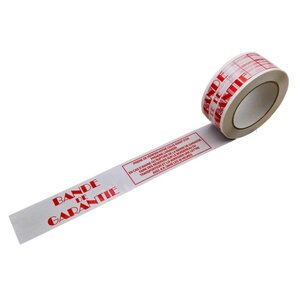 Lot de 3 rouleaux adhésifs bande de garantie  silencieux : 48 mm x 100 mètres