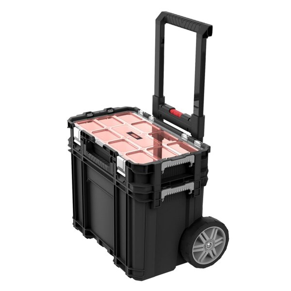 Keter Mallette à outils mobile avec organisateur Connect Noir