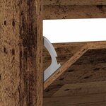 vidaXL Cabinet à chaussures avec étagère Bois ancien 80 x 21 x 87 5 cm