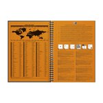 NOTEBOOK B5 Spiralé couverture rigide160P 80G Q5/5 gris OXFORD