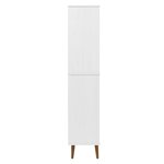 vidaXL Bibliothèque MOLDE Blanc 85x35x170 5 cm Bois massif de pin
