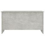 vidaXL Table basse gris béton 102x55 5x52 5 cm bois d'ingénierie