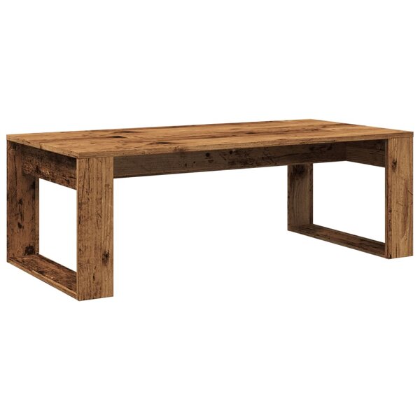 vidaXL Table basse vieux bois 102x50x35 cm bois d'ingénierie