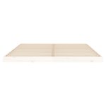 vidaXL Cadre de lit sans matelas blanc 160x200 cm bois de pin massif