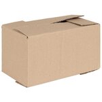 vidaXL Boîte Pliable 50 Pièces Naturel 24 x 13 x 13 cm Carton