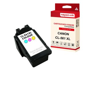 Nopan-ink - x1 cartouche canon cl 561 xl cl-561 xl compatible