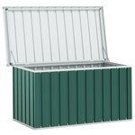 vidaXL Boîte de rangement de jardin Vert 129x67x65 cm