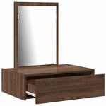 vidaXL Table de Toilette Marron 60 x 40 x 70 cm Bois d'ingénierie