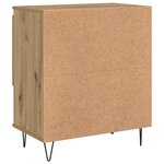vidaXL Buffet 2 Pièces Chêne artisanal 60 x 35 x 70 cm