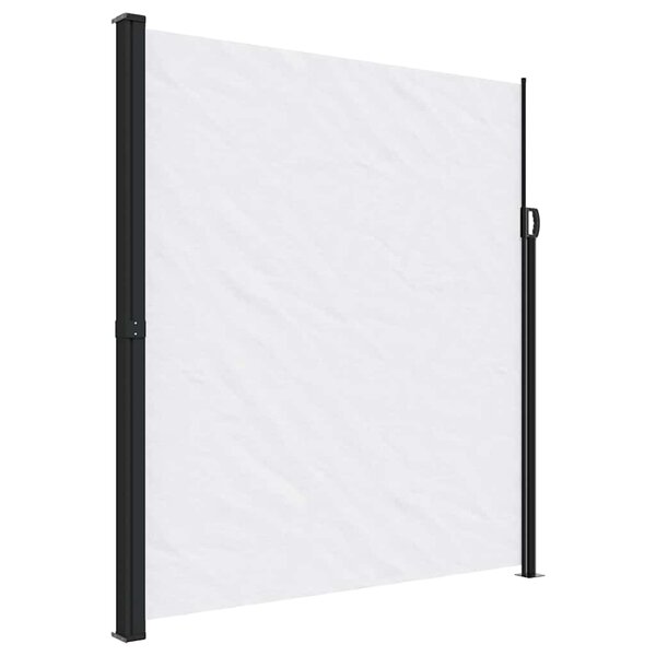 vidaXL Auvent latéral rétractable blanc 220x600 cm