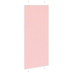 vidaXL Store plissé rose 85x200 cm largeur du tissu 84 4 cm polyester