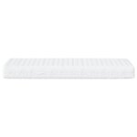 vidaXL Lit de jour avec matelas gris clair 100x200 cm velours
