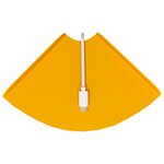 vidaXL Étagère Flottante d'Angle 2 pc Jaune moutarde 15 x 15 x 2 cm