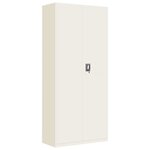 vidaXL Classeur blanc 90x40x200 cm acier