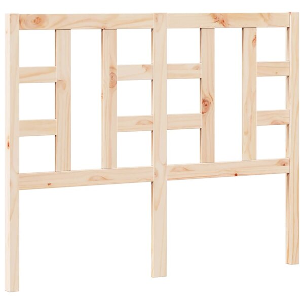 vidaXL Tête de lit 126x4x100 cm Bois massif de pin